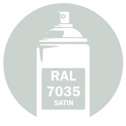 Bombe peinture RAL 7035 Gris clair Satin 400ml Bombe peinture RAL 7035 Gris clair Satin 400ml