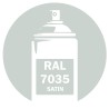 Bombe peinture RAL 7035 Gris clair Satin 400ml
