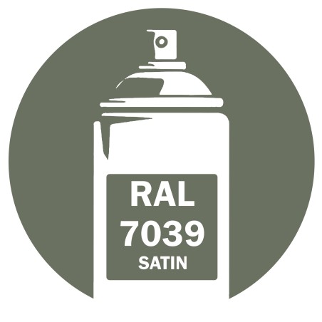 Bombe de peinture RAL 7039 Gris quartz Satin 400ml