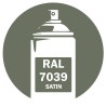 Bombe de peinture RAL 7039 Gris quartz Satin 400ml