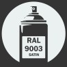 Bombe de peinture RAL 9003 satin 400ml
