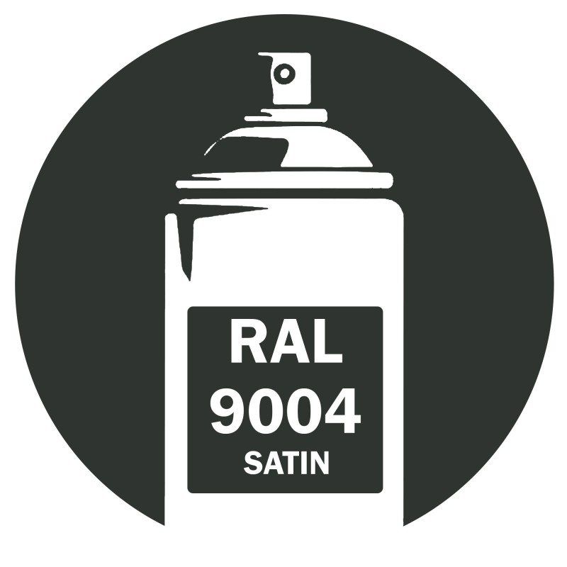 Bombe de peinture RAL 9004 Noir satin DISOLAC Bombe de peinture RAL 9004 Noir satin DISOLAC