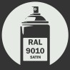 Bombe de peinture RAL 9010 satin 400ml DISOLAC Bombe de peinture RAL 9010 satin 400ml DISOLAC