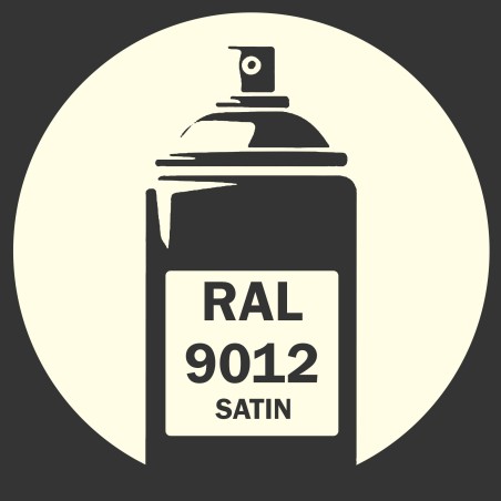 Bombe de peinture RAL 9012 satin DISOLAC 400ml