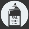 Bombe de peinture RAL 9016 satin DISOLAC 400ml Bombe de peinture RAL 9016 satin DISOLAC 400ml