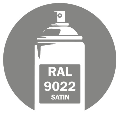 Bombe peinture RAL 9022 gris nacré satin DISOLAC