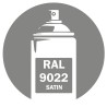 Bombe peinture RAL 9022 gris nacré satin DISOLAC Bombe peinture RAL 9022 gris nacré satin DISOLAC