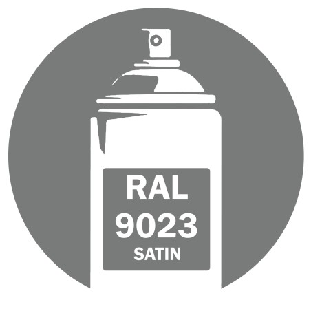 Bombe de peinture RAL 9023 gris nacré satin 400ml