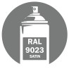 Bombe de peinture RAL 9023 gris nacré satin 400ml
