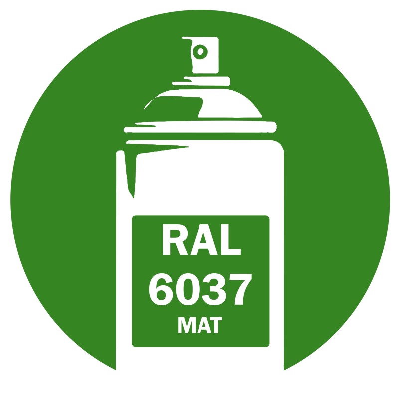 Bombe de peinture RAL 6035 Vert nacré Mat DISOLAC