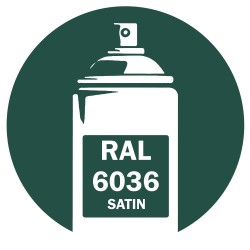 Bombe peinture RAL 6036 Vert opal nacré satin 400ml