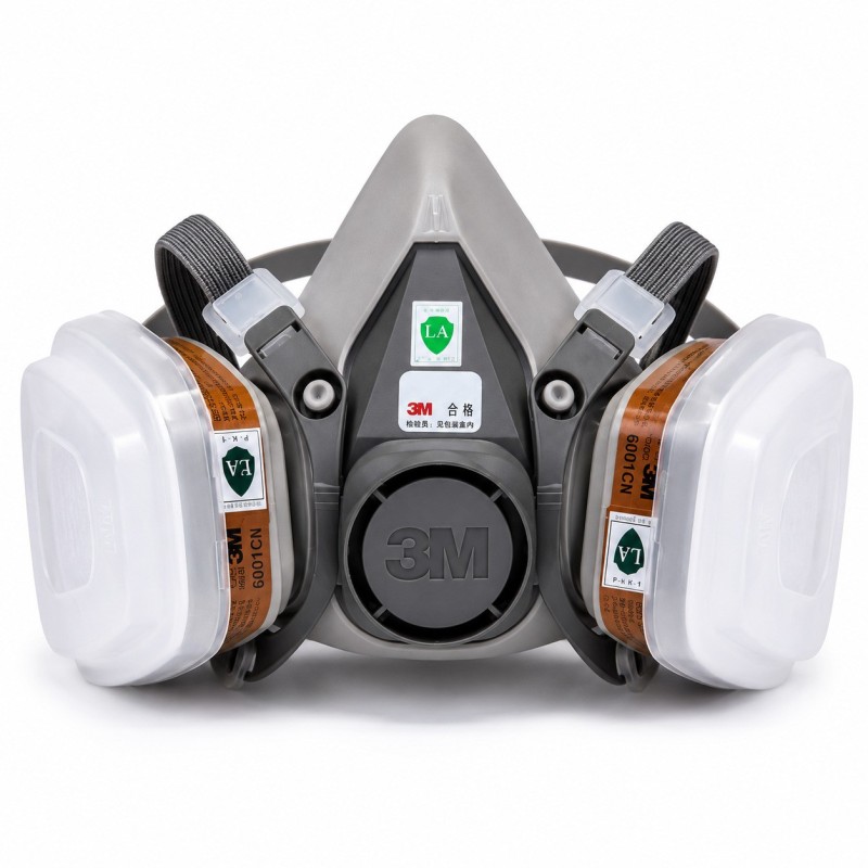 Masque respiratoire pour peinture en aérosol avec cartouches