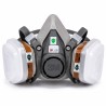 Masque respiratoire pour peinture en aérosol avec cartouches