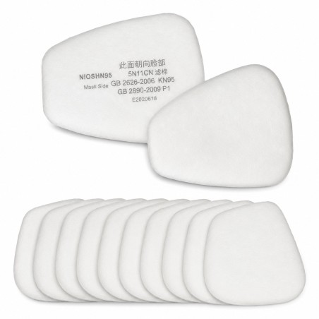 10 filtres pour masque respiratoire peinture en aérosol