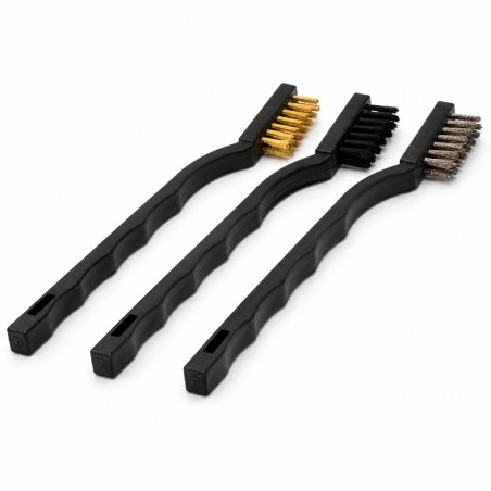 Kit de 3 brosses métalliques pour préparation peinture