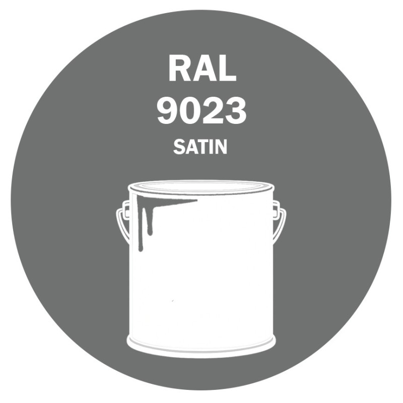 POT DE PEINTURE DISOLAC 4KG RAL 9023 GRIS FONÇÉ NACRÉ LAQUE SATINÉE