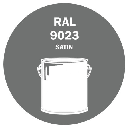 POT DE PEINTURE DISOLAC 4KG RAL 9023 GRIS FONÇÉ NACRÉ LAQUE SATINÉE