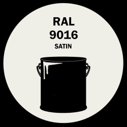 POT DE PEINTURE DISOLAC 4KG RAL 9016 BLANC SIGNALISATION LAQUE SATINÉE
