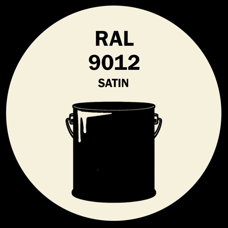 POT DE PEINTURE DISOLAC 4KG RAL 9012 BLANC SALLE BLANCHE LAQUE SATINÉE