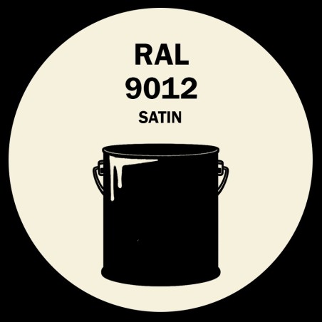 POT DE PEINTURE DISOLAC 4KG RAL 9012 BLANC SALLE BLANCHE LAQUE SATINÉE