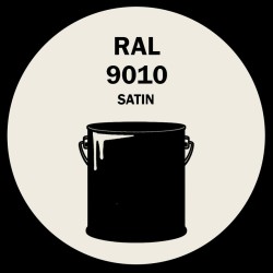 POT DE PEINTURE DISOLAC 4KG RAL 9010 BLANC PUR LAQUE SATINÉE