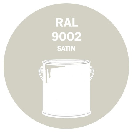 POT DE PEINTURE DISOLAC 4KG RAL 9002 BLANC GRIS LAQUE SATINÉE