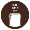 POT DE PEINTURE DISOLAC 4KG RAL 8016 BRUN ACAJOU LAQUE SATINÉE