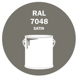 POT DE PEINTURE DISOLAC 4KG RAL 7048 GRIS SOURIS NACRÉ LAQUE SATINÉE