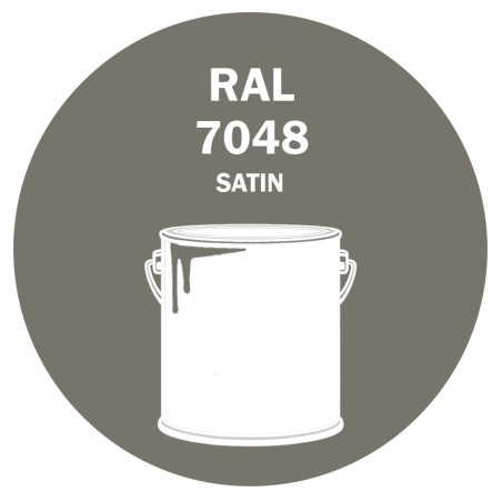 POT DE PEINTURE DISOLAC 4KG RAL 7048 GRIS SOURIS NACRÉ LAQUE SATINÉE
