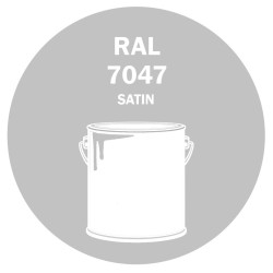 POT DE PEINTURE DISOLAC 4KG RAL 7047 TELEGRIS 4 LAQUE SATINÉE