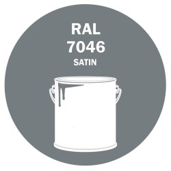 POT DE PEINTURE DISOLAC 4KG RAL 7046 TELEGRIS 2 LAQUE SATINÉE
