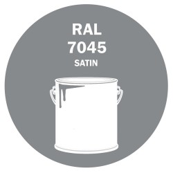POT DE PEINTURE DISOLAC 4KG RAL 7045 TELEGRIS 1 LAQUE SATINÉE