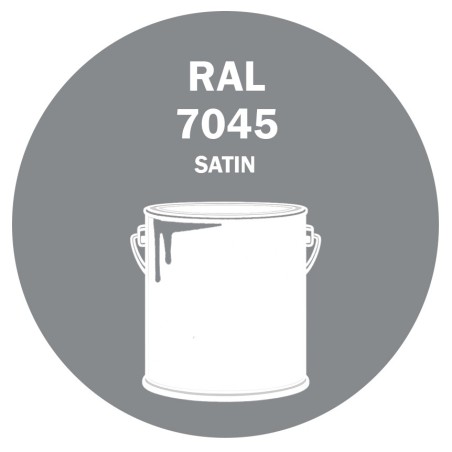 POT DE PEINTURE DISOLAC 4KG RAL 7045 TELEGRIS 1 LAQUE SATINÉE