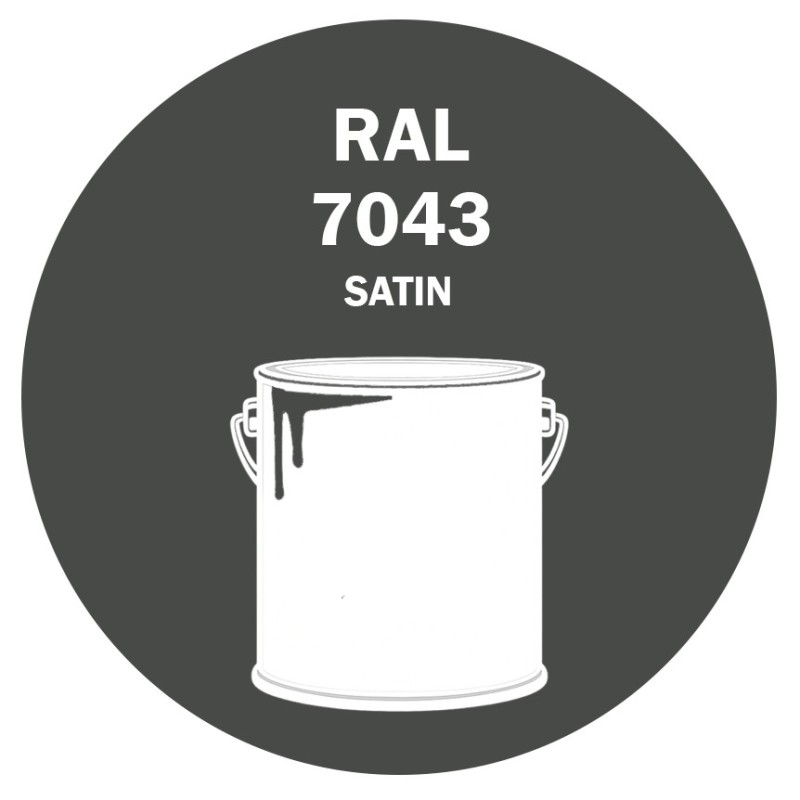 POT DE PEINTURE DISOLAC 4KG RAL 7043 GRIS SIGNALISATION B LAQUE SATINÉE POT DE PEINTURE DISOLAC 4KG RAL 7043 GRIS SIGNALISATION B LAQUE SATINÉE