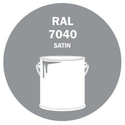 POT DE PEINTURE DISOLAC 4KG RAL 7040 GRIS FENÊTRE LAQUE SATINÉE