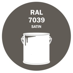 POT DE PEINTURE DISOLAC 4KG RAL 7039 GRIS QUARTZ LAQUE SATINÉE