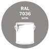 POT DE PEINTURE DISOLAC 4KG RAL 7036 GRIS PLATINE LAQUE SATINÉE
