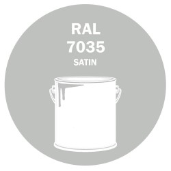 POT DE PEINTURE DISOLAC 4KG RAL 7035 GRIS CLAIR LAQUE SATINÉE