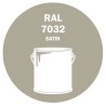 POT DE PEINTURE DISOLAC 4KG RAL 7032 GRIS SILEX LAQUE SATINÉE