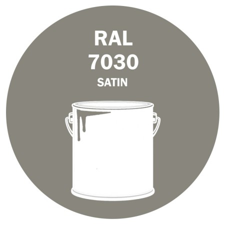 POT DE PEINTURE DISOLAC 4KG RAL 7030 GRIS PIERRE LAQUE SATINÉE