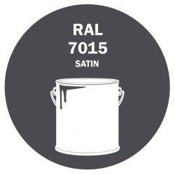 POT DE PEINTURE DISOLAC 4KG RAL 7015 GRIS ARDOISE LAQUE SATINÉE