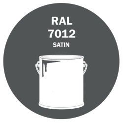 POT DE PEINTURE DISOLAC 4KG RAL 7012 GRIS BASALTE LAQUE SATINÉE