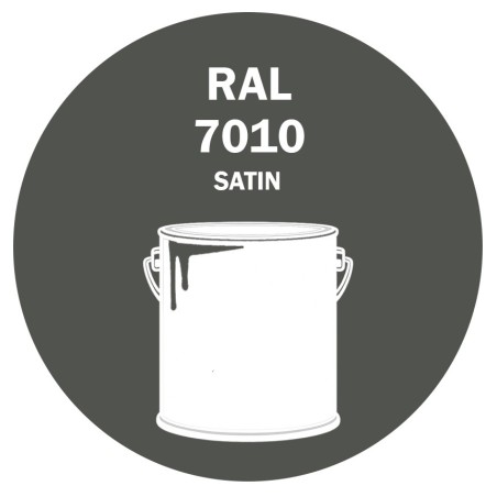 POT DE PEINTURE DISOLAC 4KG RAL 7010 GRIS TENTE LAQUE SATINÉE