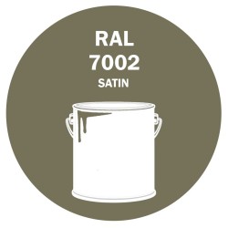 POT DE PEINTURE DISOLAC 4KG RAL 7002 GRIS OLIVE LAQUE SATINÉE