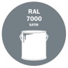 POT DE PEINTURE DISOLAC 4KG RAL 7000 GRIS PETIT-GRIS LAQUE SATINÉE
