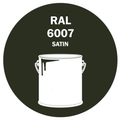 POT DE PEINTURE DISOLAC 4KG RAL 6007 VERT BOUTEILLE LAQUE SATINÉE POT DE PEINTURE DISOLAC 4KG RAL 6007 VERT BOUTEILLE LAQUE SATINÉE