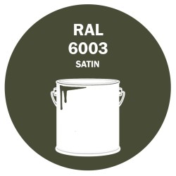 POT DE PEINTURE DISOLAC 4KG RAL 6003 VERT OLIVE LAQUE SATINÉE POT DE PEINTURE DISOLAC 4KG RAL 6003 VERT OLIVE LAQUE SATINÉE