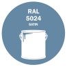 POT DE PEINTURE DISOLAC 4KG RAL 5024 BLEU PASTEL LAQUE SATINÉE
