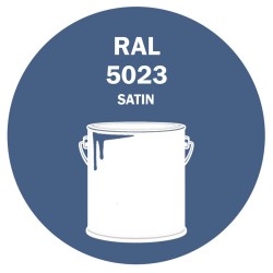 POT DE PEINTURE DISOLAC 4KG RAL 5023 BLEU DISTANT LAQUE SATINÉE