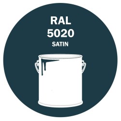 POT DE PEINTURE DISOLAC 4KG RAL 5020 BLEU OCÉAN LAQUE SATINÉE